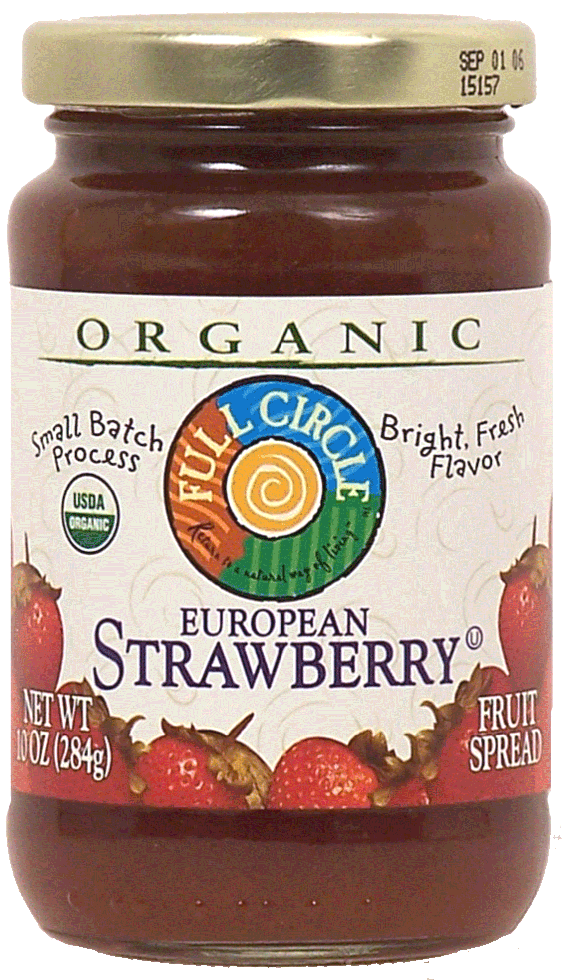 Full Circle Organic european strawberry fruit spread Full-Size Picture